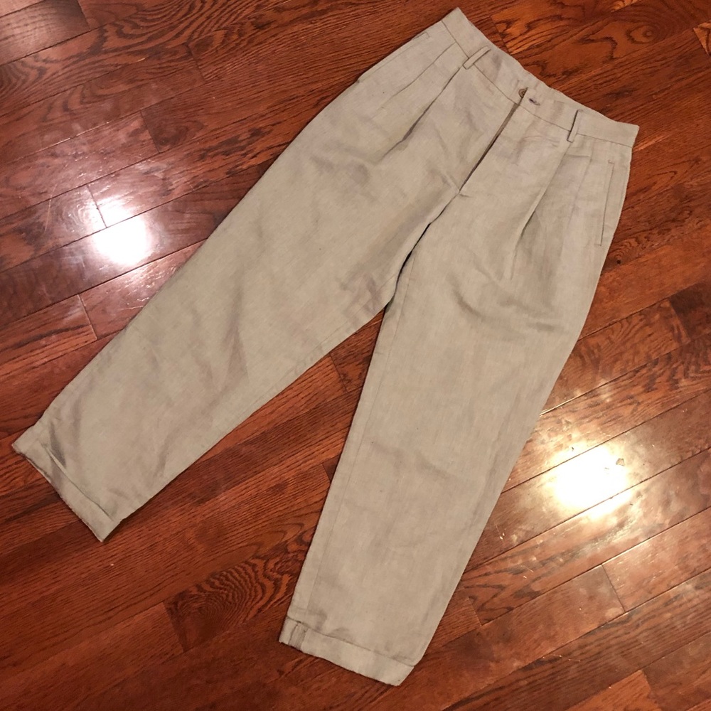 Zara Man Studio Pleated front Trousers